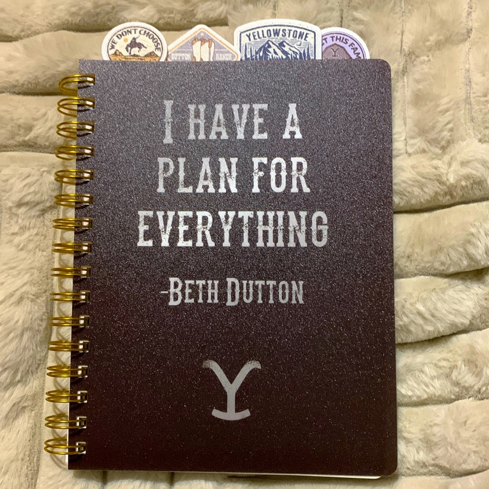 Yellowstone journal “Beth Dutton”